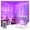 Purple With Bluetooth speaker, variant on Northern Lights Projector, 16 Colors Rechargeable Aurora Light Projector & Mood Lighting Galaxy Lamp
