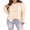 Apricot, variant on Women Comfy Cable Sweaters Casual Cute Tie up Bow Warm Long Sleeve Pullover Basic Knitwear for Fall Streetwear