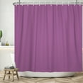 thumbnail image 5 of Lfeey Purple Shower Curtain Waterproof Fabric, Bathroom Decorative Curtains with 14 Hooks, 72"x84", 5 of 5