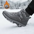 thumbnail image 6 of Ulsto Men's Winter Snow Boots, Non slip Boots, Plush lined Waterproof and Cold proof Shoes, Outdoor Warm Boots, Indoor and Outdoor Home Shoes, 6 of 7