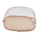 thumbnail image 3 of Carpa para alimentos, cesta de bambú tejida a mano, bandeja para frutas, cesta , contenedor, plato para servir comida, cubierta de malla para 35cmx37cmx16cm, 3 of 9