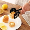 thumbnail image 6 of Ikohbadg Tomato Slicer Lemon Cutter, Multipurpose Tools for Soft Skin Fruits and Vegetables, Home Made Food & Drinks Decoration, Easy to Use Household Kitchen Tool, Black, 6 of 9