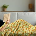 thumbnail image 3 of Pear Soft Flannel Fleece Blanket, Fresh Fruits Summer Themed Tasteful Cook Desert Organic Food Repeating Pattern, Cozy Plush for Indoor and Outdoor Use, 50" x 70", Apricot Lime Green, by Ambesonne, 3 of 5