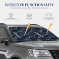 thumbnail image 4 of Windshield Sun Shade, Blue Sports Car Foldable Car Sun Shade Windshield For Front, 2 Pieces, 4 of 4