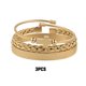 thumbnail image 2 of Sonducket Metal S Hombres adecuados Hombres de moda Hombres con estilo de hombre Hombres Funky para la ocasión Brazalete de hombre Accesorios de Ropa, zapatos y accesorios Miscelánea Oro, 2 of 6