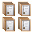 thumbnail image 1 of Truu Design 12-Piece Wooden Gallery Certificate Document Frame Set, 1 of 5