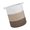 White brown, variant on lanema Handmade Cotton Rope Basket Storage Bin With Sturdy Handles For Household Use