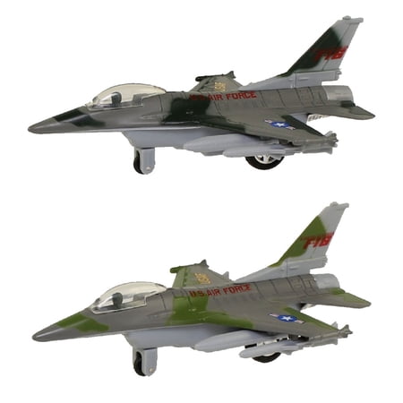 RI Novelty - Pull Back Die-Cast Metal - SET OF 2 F-16 FIGHTING FALCON JETS (6 inch) price history on PriceWatchPro