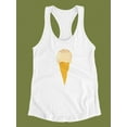thumbnail image 3 of Ice Cream Cone Design. Tank Women -Image by Shutterstock, Female XX-Large, 3 of 4