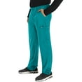 thumbnail image 6 of Dickies Xtreme Stretch Medical Scrubs Pant for Women Mid Rise Drawstring Cargo Plus Size 82011, 6 of 8
