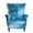 Blue Gold Marble, variant on HUISEFOR Black White Geometric Wingback Chair Covers, Stretch Wing Chair Slipcovers, Full Protection, Anti‑Slip & Wear‑Resistant, Stretchable, for Living Room Wingback Sofa Chair
