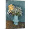 thumbnail image 1 of ARTCANVAS Vase of Flowers 1887 Canvas Art Print by Vincent Van Gogh - Size: 12" x 8" (0.75" Deep), 1 of 9