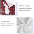 thumbnail image 3 of Coolnut 3 PCS Towel Christmas Reindeer Cotton Bath Towel Set (1 Bath Towel, 1 Hand Towel, 1 Washcloth) for Bathroom, Super Soft and Quick Dry Towels, 3 of 6