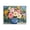 Indigo Chinoiserie Vase, variant on Stupell Industries Transitional Sunflowers Still Life Gold Floating Frame Canvas Art, 31 x 25, by Valery Rybakow