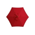 thumbnail image 1 of Patio Umbrella Canopy Polyester Cloth Umbrella Canopy Replacement UV-Resistant Umbrella Canopy Cover Rainproof Umbrella Outdoor Umbrella Replacement Cloth for Garden Courtyard, 1 of 5