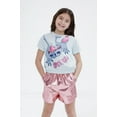 thumbnail image 5 of Disney Lilo & Stitch Crop Top T-Shirt and Shorts Outfit Set Toddler to Big Kid, 5 of 5