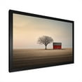 thumbnail image 5 of Designart "Minimalist Country Charm Of The Red Barn II" Barn Picture Framed Wall Art Prints, 5 of 5