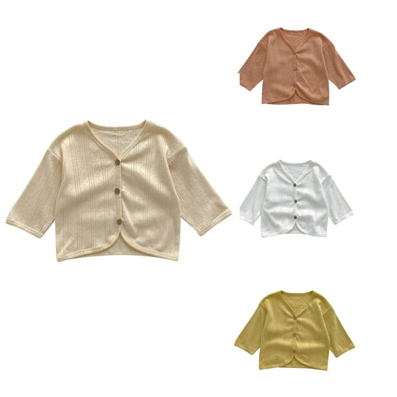 Ahuyic Toddler Kids Long Sleeved Jacket For Fall And Winter, Warm Coat For Kids, Childrens Fashionable Casual Solid Color Loose Long Sleeved Hooded Casual Jacket