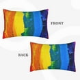 thumbnail image 4 of Balery Rainbow Colored Bedding Queen Pillow Cases - Envelope Closure - Soft Brushed Microfiber Fabric - Shrinkage and Fade Resistant Pillow Cases-20"x30", 4 of 9