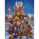 thumbnail image 1 of HOMFUN-pintura de diamante artesanal "Papá Noel de Navidad", bordado de diamantes de imitación cuadrados y redondos, estilo punto de cruz 5D, decoración del hogar, 1 of 4