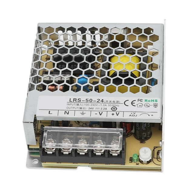 Interrupteur de Transformateur d'Alimentation, Alimentation d'Énergie de Commutation 24V Sortie Dissipation de Chaleur Anti-Interférence pour LRS d'Éclairage LED 35W 24V 1.5A, LRS 50W 24V 2.2A, LRS 60W 24V 2.5A