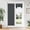 Grey, variant on Neighborly Nook French Door Curtain Blackout Curtain for French Doors for Front Door Sidelights and Small Window, 1 Panel, W24 x L36, Brown