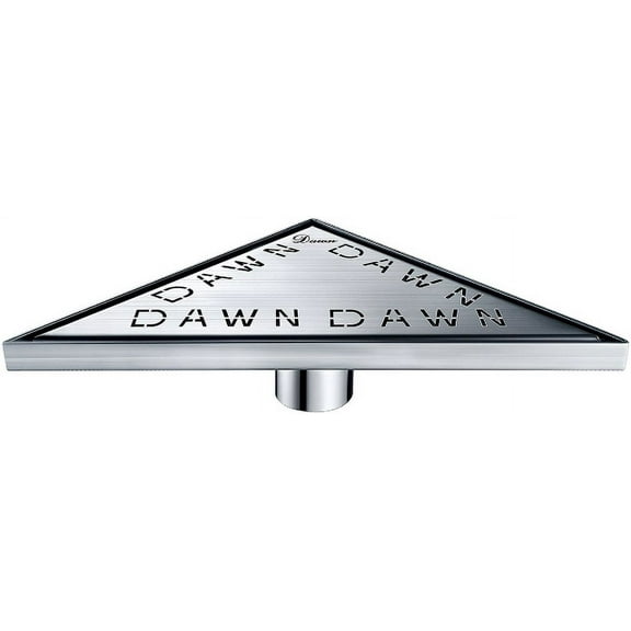 Dawn® TDA131004 Dawn Series Triangle Shower Drain In Polished Satin