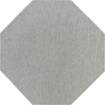 thumbnail image 1 of Unique Loom Tapis Extérieur Heathed Solide 8' x 8' Octogone Gris Clair/gris, 1 of 1