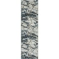 thumbnail image 3 of Luxe Weavers Blue 2x7 Marble Abstract Area Rug Gold, Stain-Resistant Carpet, 3 of 9