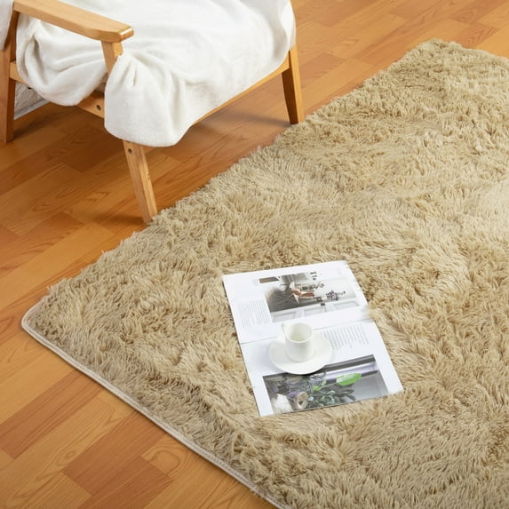 KingShop Fluffy Area Carpets, Bedroom Super Soft Shaggy Rugs Indoor Modern Plush Area Rugs For Bedroom Room 22 Size