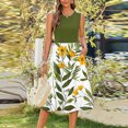 thumbnail image 1 of WILLBEST Vestidos Primavera Verano 2025 Vestido Casual Sin Mangas Con Bolsillos Y Estampado Degradado Para Mujer, 1 of 3