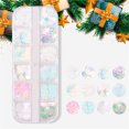 thumbnail image 1 of Xihbxyly Liquidación de verano -Cosplay de nieve finos y decoración de uñas de invierno con lentejuelas mixtas., 1 of 4