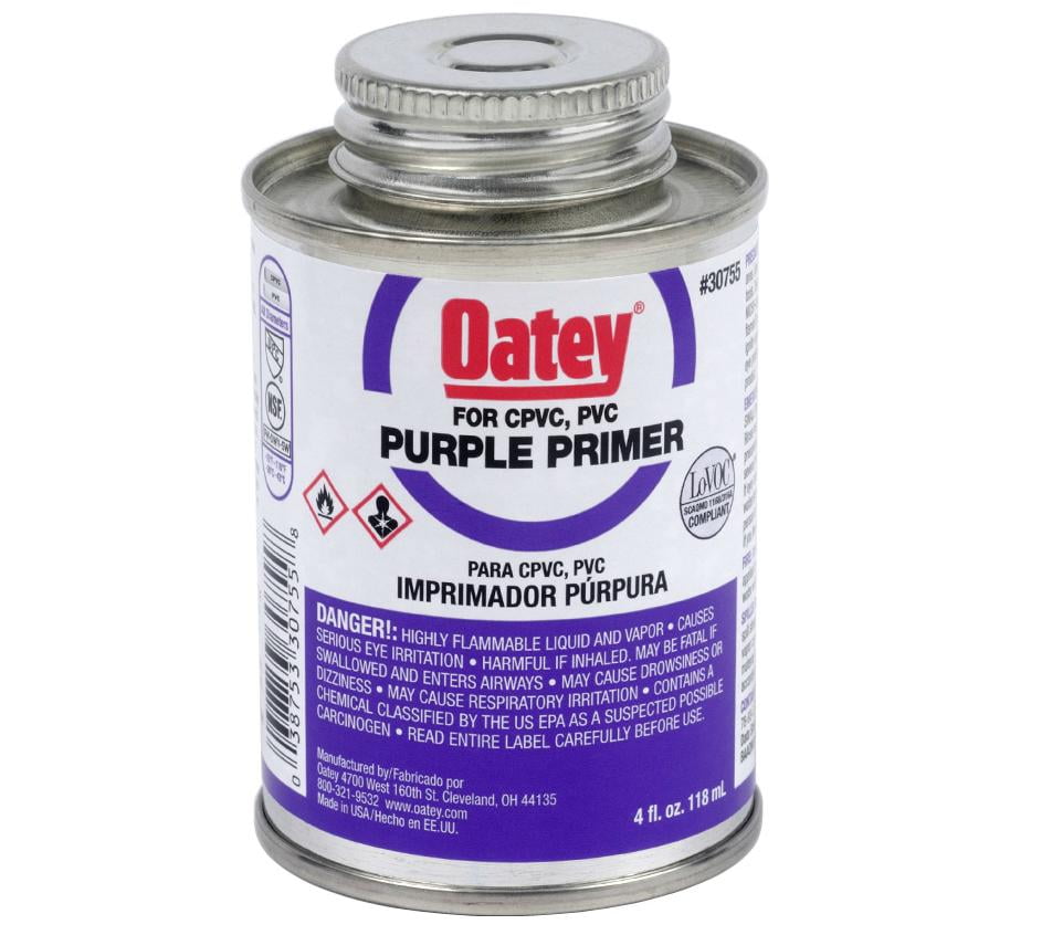 Oatey Purple Pipe and Fitting Primer for Pvc/cpvc 30755 for sale online 