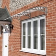 thumbnail image 6 of Xilee 40 * 80'' Window and Door Awning Exterior, UV/Rain/Snow/Sunlight Protection Sheet,Window Awning Canopy Exterior with Plastic Steel Bracket,Polycarbonate Cover,UV,Rain,Snow Protection for Porch,, 6 of 10