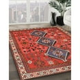 thumbnail image 3 of Ahgly Company Machine Washable Indoor Rectangle Traditional Rust Pink Area Rugs, 7' x 9', 3 of 7