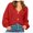 Red, variant on Vedolay Women's Cardigan Sweaters Solid Color Sweaters Casual Open Front Cardigan Sweater Black,L