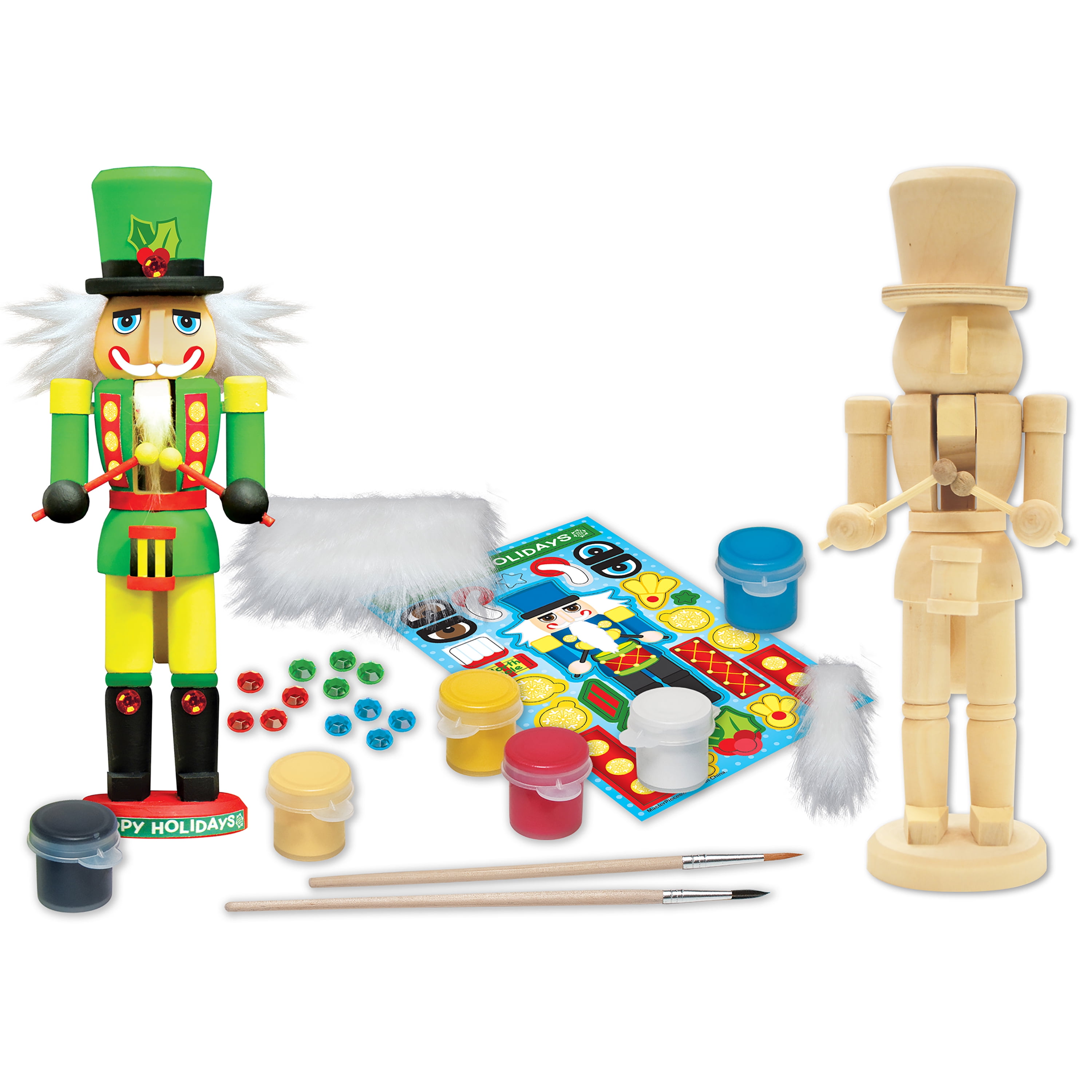 Works of Ahhh MasterPieces Nutcracker Drummer Holiday Wood Paint Kit