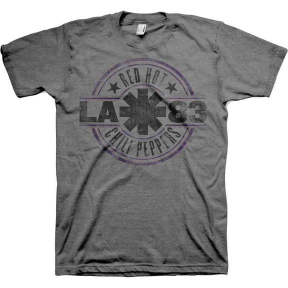 Red Hot Chili Peppers Unisex T-Shirt LA 83 (Small)