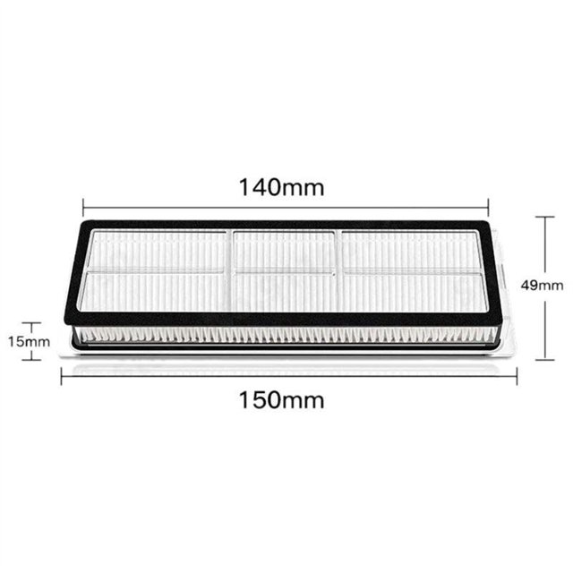 9 piezas para el kit de accesorios de repuesto de paño de fregona con filtro del cepillo lateral principal de la aspiradora robot 2C STYTJ03ZHM