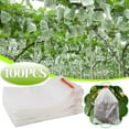 thumbnail image 3 of Dengmore 100PC Garden Plant Fruit Protect Drawstring Net Bag Mesh Against Insect Bird for Home, 3 of 4
