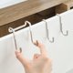 thumbnail image 5 of 2 Piezas Gancho para Puerta de Ducha, Ganchos para Puerta, Colgador para Toallas de Té, Gancho para Ropa de Baño, Gancho Adhesivo para Pared, Colgador para Toallas de Cocina, Autoadhesivo sin Gancho, 5 of 5
