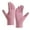 Pink, variant on 1 Pair Women Men Autumn Winter Knitting Gloves Solid Color Thickened Ribbed Cuffs Ridding Gloves Windproof Gloves
