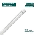 thumbnail image 3 of 10Pz Tubo Led Regleta 22W Luminaria 110Cm 6500k Luz Fria, 3 of 8