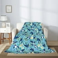 thumbnail image 2 of Disketp Flying Swallows Cozy Flannel Fleece Throw Blanket: Has a velvety texture for All Seasons - Perfect for Women, Men, & Kids"40"x30", 2 of 6