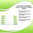 thumbnail image 7 of Inflatable Swimming Pool PVC Float Lounge | Green, 7 of 7