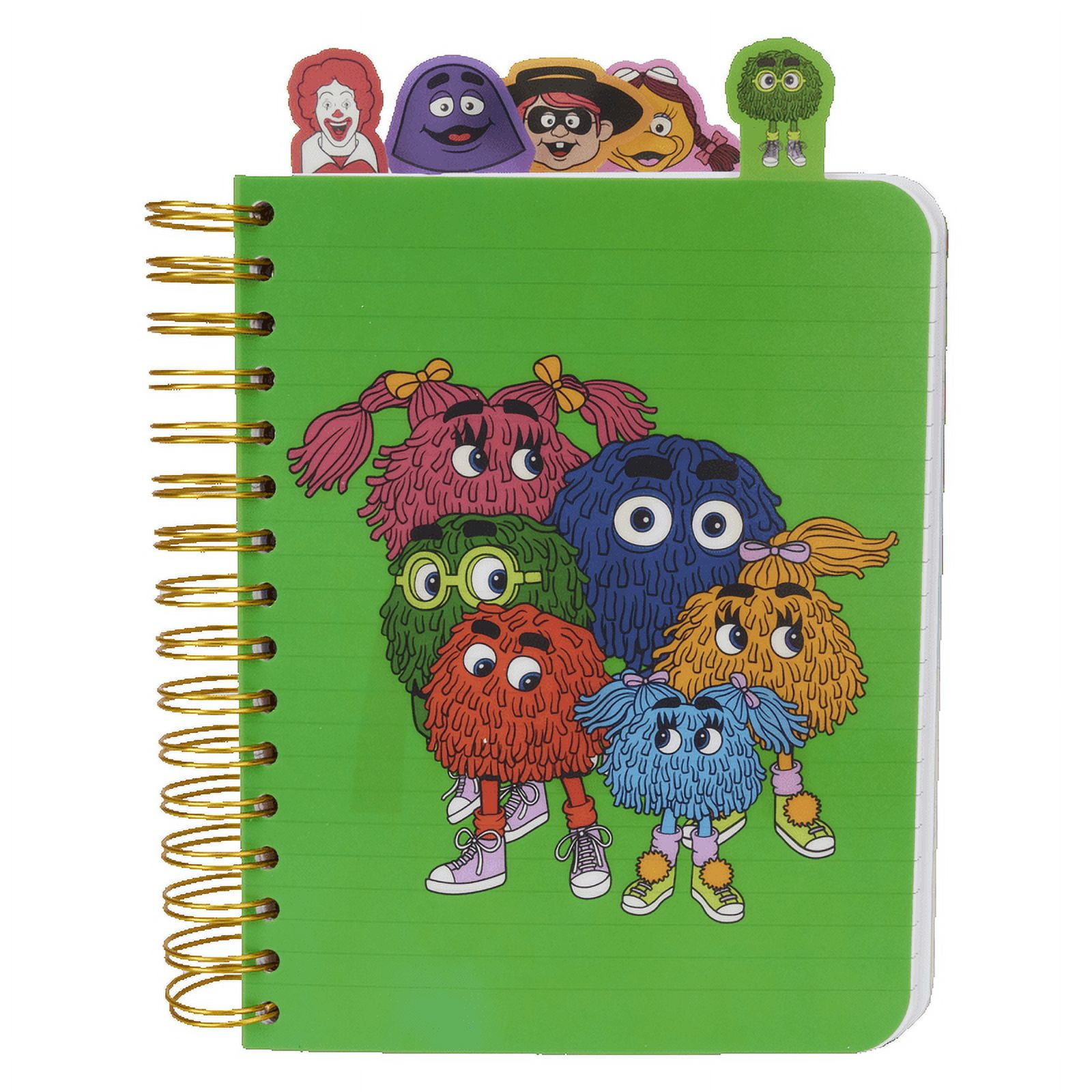 McDonald's McDonaldland Stationery Spiral Tab Journal - Walmart.com