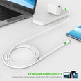 thumbnail image 6 of Esoulk 4ft USB-C to USB-C 60W Power Delivery PD Quick Charging Fast Charge/Data Sync Cable for Samsung Galaxy A15 5G - White, 6 of 7