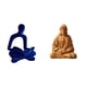 thumbnail image 1 of Figura humana Pensador abstracto Estatua del Corazón de Jesús Decoraciones Arte Colección versátil Adorno de escritorio Escultura para oficina, 1 of 8