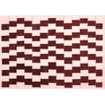 thumbnail image 1 of Ahgly Company Indoor Rectangle Abstract Red Contemporary Area Rugs, 2' x 4', 1 of 4