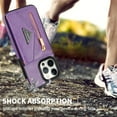 thumbnail image 5 of TECH CIRCLE Wallet Case For iPhone 15 Plus,PU Leather Card Slots Flip Folio Stand Case Durable Shockproof Protective Zipper Pocket Cover with Shoulder Strap for Apple iPhone 15 Plus 6.7" 2023,Purple, 5 of 7